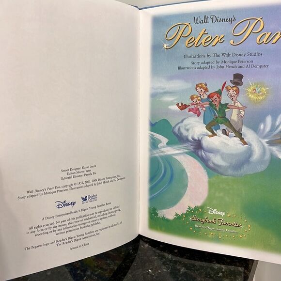 Walt Disney’s Pinocchio & Peter Pan- 2 books by Storybook Favorites - Picture 9 of 10